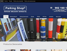 Tablet Screenshot of parkingshop.es